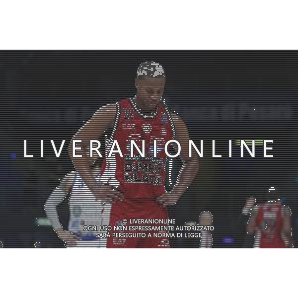 PESARO - Legabasket Frecciarossa Finaleight 2022 - Coppa Italia Olimpia Milano - Dinamo Sassari 16/02/2022 nella foto: delusione Hall Devon(AX Armani Exchanghe Olimpia Milano) ©Claudio Zamagni/Agenzia Aldo Liverani /AGENZIA ALDO LIVERANI SAS