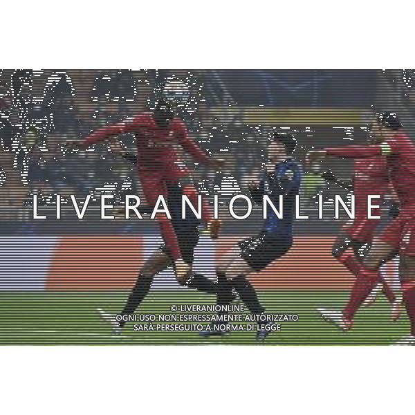 Sadio Mane\' (Liverpool) occasione da gol Inter vs Liverpool UEFA Champions League ottavi di finale - gara di andata Milano 16-02-2022 Stadio Giuseppe Meazza - San Siro foto Roberto Garavaglia/ag. Aldo Liverani sas /AGENZIA ALDO LIVERANI SAS
