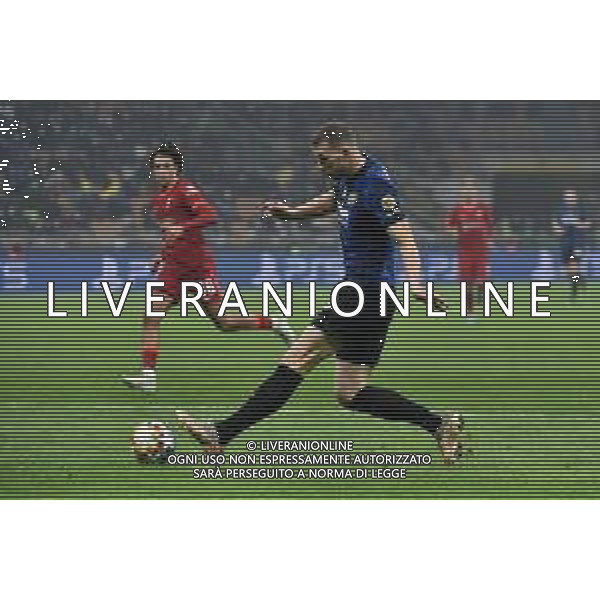 Edin Dzeko (Inter) Inter vs Liverpool UEFA Champions League ottavi di finale - gara di andata Milano 16-02-2022 Stadio Giuseppe Meazza - San Siro foto Roberto Garavaglia/ag. Aldo Liverani sas /AGENZIA ALDO LIVERANI SAS