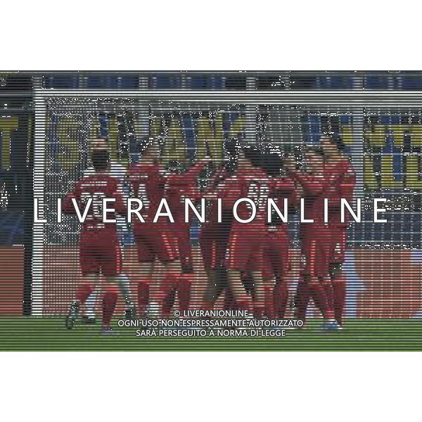 esultanza Liverpool dopo il gol del 2 a 0 Mohamed salah Inter vs Liverpool UEFA Champions League ottavi di finale - gara di andata Milano 16-02-2022 Stadio Giuseppe Meazza - San Siro foto Roberto Garavaglia/ag. Aldo Liverani sas /AGENZIA ALDO LIVERANI SAS