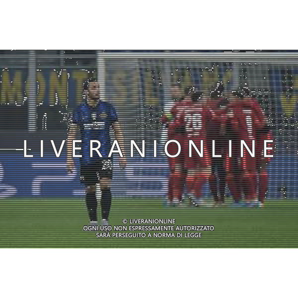 delusione Hakan Calhanoglu (Inter) dopo il gol del 2 a 0 Liverpool Mohamed salah Inter vs Liverpool UEFA Champions League ottavi di finale - gara di andata Milano 16-02-2022 Stadio Giuseppe Meazza - San Siro foto Roberto Garavaglia/ag. Aldo Liverani sas /AGENZIA ALDO LIVERANI SAS