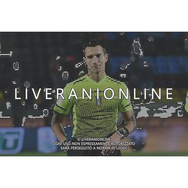 Gabriele Masotti/LMedia - AC Pisa vs LR Vicenza - Italian soccer Serie B match 2021/2022 February 15 2022 - Arena Garibaldi Pisa, Italy AC Pisa vs LR Vicenza Photo showing: The referee Antonio Di Martino @Gabriele Masotti/LiveMedia /AGENZIA ALDO LIVERANI SAS