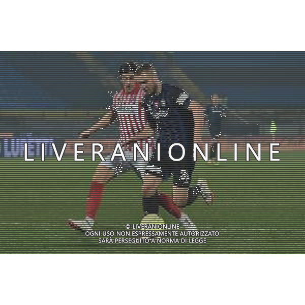 Gabriele Masotti/LMedia - AC Pisa vs LR Vicenza - Italian soccer Serie B match 2021/2022 February 15 2022 - Arena Garibaldi Pisa, Italy AC Pisa vs LR Vicenza Photo showing: George Puscas (Pisa) in action @Gabriele Masotti/LiveMedia /AGENZIA ALDO LIVERANI SAS