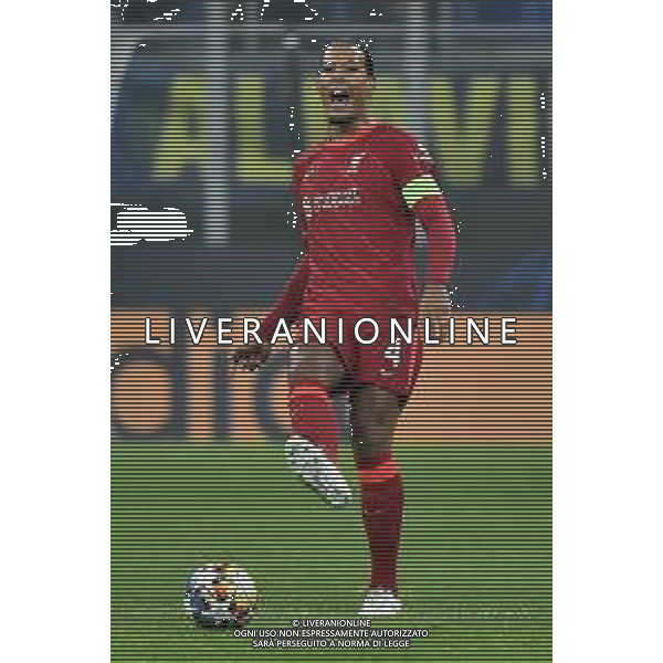 Virgil van Dijk (Liverpool) Inter vs Liverpool UEFA Champions League ottavi di finale - gara di andata Milano 16-02-2022 Stadio Giuseppe Meazza - San Siro foto Roberto Garavaglia/ag. Aldo Liverani sas /AGENZIA ALDO LIVERANI SAS