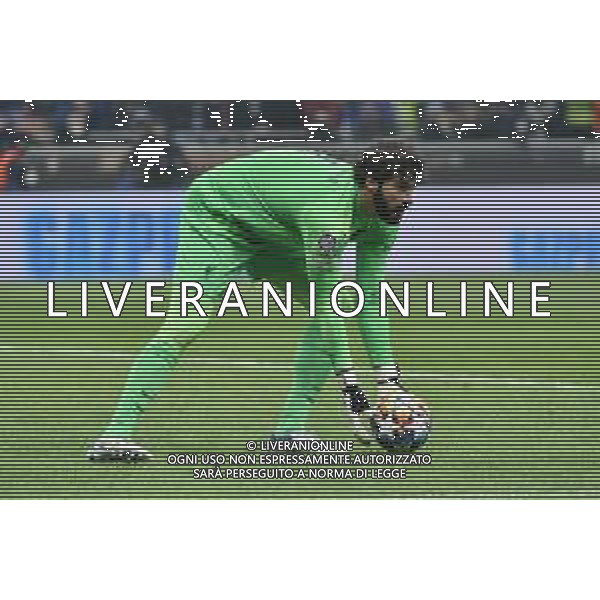 Alisson Becker (Liverpool) Inter vs Liverpool UEFA Champions League ottavi di finale - gara di andata Milano 16-02-2022 Stadio Giuseppe Meazza - San Siro foto Roberto Garavaglia/ag. Aldo Liverani sas /AGENZIA ALDO LIVERANI SAS