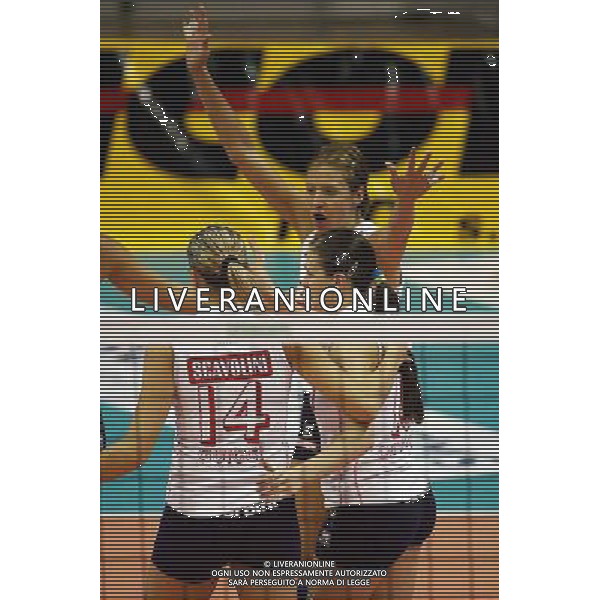 TECNOMEC FORLI-SCAVOLINI PESARO VOLLEY FEMM.08/10/2005 NELLA FOTO GIOIA SCAVOLINI AGENZIA ALDO LIVERANI