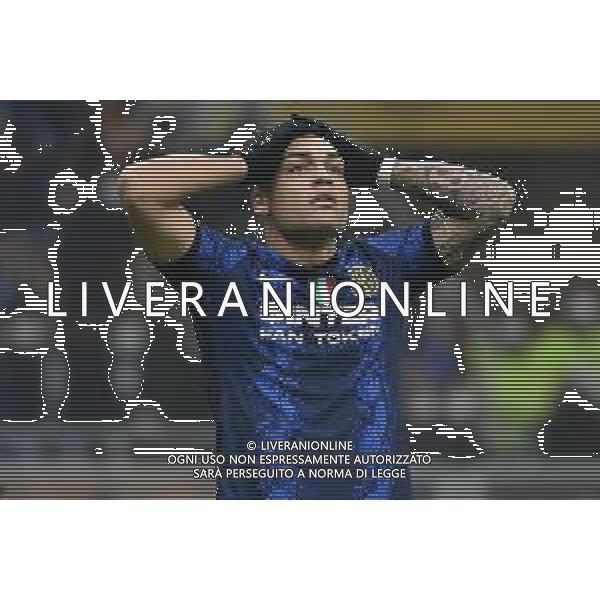 Lautaro Martinez (Inter) Inter vs Liverpool UEFA Champions League ottavi di finale - gara di andata Milano 16-02-2022 Stadio Giuseppe Meazza - San Siro foto Roberto Garavaglia/ag. Aldo Liverani sas /AGENZIA ALDO LIVERANI SAS