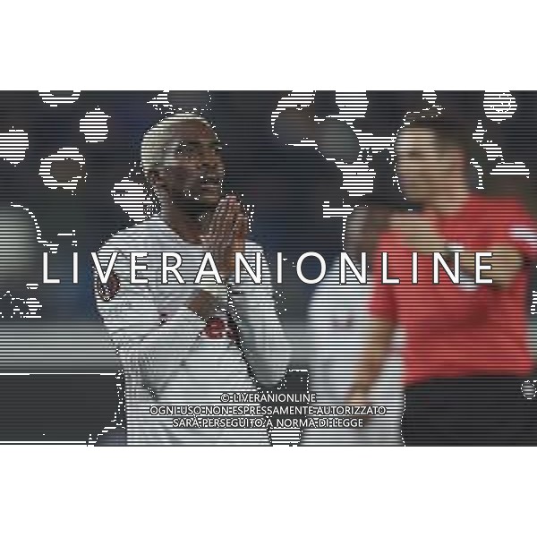 Francesco Scaccianoce/LMedia - Atalanta BC vs Olympiakos - football Europa League match 2021/2022 February 17 2022 - Gewiss Stadium Bergamo, Italy Atalanta BC vs Olympiakos Photo showing: Henry Onyekuru (Olympiacos FC) reacts @Francesco Scaccianoce/LiveMedia /AGENZIA ALDO LIVERANI SAS