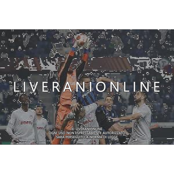 Francesco Scaccianoce/LMedia - Atalanta BC vs Olympiakos - football Europa League match 2021/2022 February 17 2022 - Gewiss Stadium Bergamo, Italy Atalanta BC vs Olympiakos Photo showing: Tomas Vaclik (Olympiacos FC) in action @Francesco Scaccianoce/LiveMedia /AGENZIA ALDO LIVERANI SAS