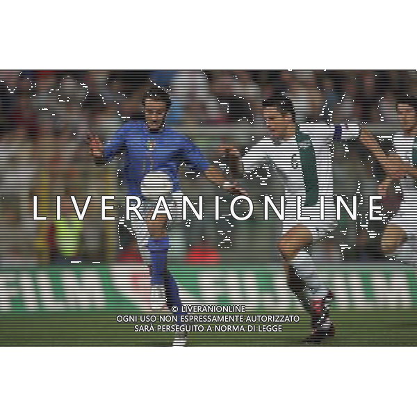PALERMO 08/10/2005 ITALIA-SLOVENIA QUAL MONDIALI 2006 NELLA FOTO GILARDINO-KNAVS AGENZIA ALDO LIVERANI