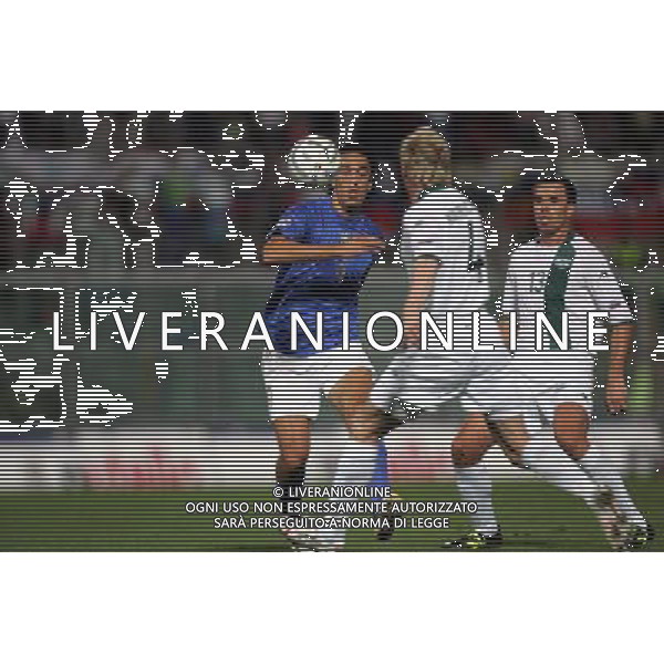PALERMO 08/10/2005 ITALIA-SLOVENIA QUAL MONDIALI 2006 NELLA FOTO LUCA TONI AGENZIA ALDO LIVERANI
