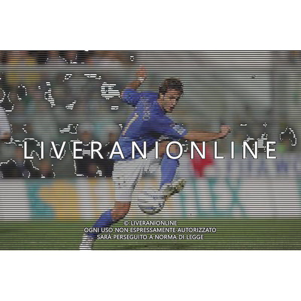 PALERMO 08/10/2005 ITALIA-SLOVENIA QUAL MONDIALI 2006 NELLA FOTO alberto gilardino AGENZIA ALDO LIVERANI