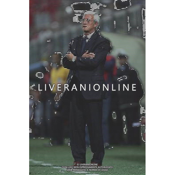PALERMO 08/10/2005 ITALIA-SLOVENIA QUAL MONDIALI 2006 NELLA FOTO LIPPI MARCELLO AGENZIA ALDO LIVERANI