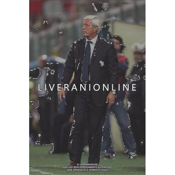 PALERMO 08/10/2005 ITALIA-SLOVENIA QUAL MONDIALI 2006 NELLA FOTO LIPPI MARCELLO AGENZIA ALDO LIVERANI