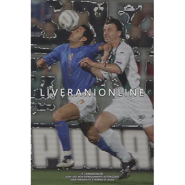 PALERMO 08/10/2005 ITALIA-SLOVENIA QUAL MONDIALI 2006 NELLA FOTO zambrotta gianluca AGENZIA ALDO LIVERANI