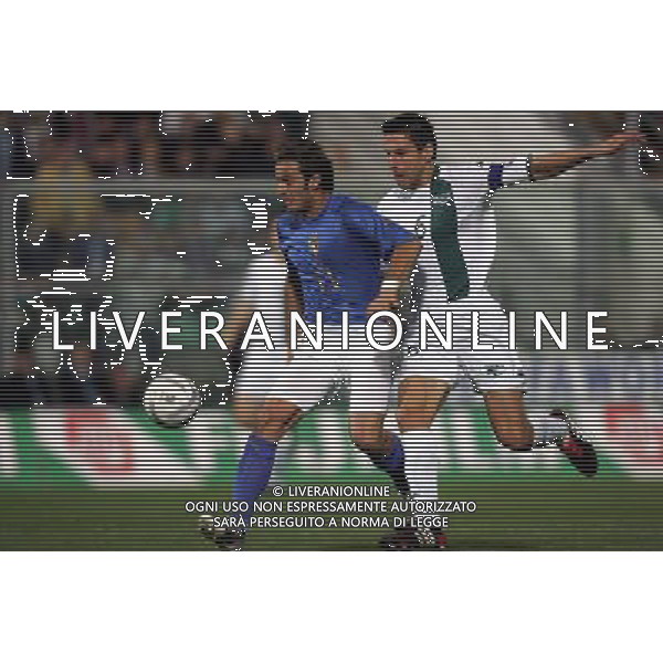 PALERMO 08/10/2005 ITALIA-SLOVENIA QUAL MONDIALI 2006 NELLA FOTO GILARDINO ALBERTO AGENZIA ALDO LIVERANI