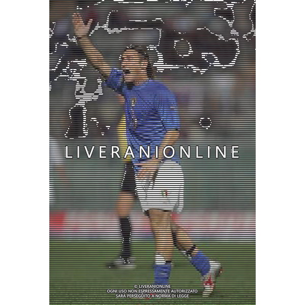 PALERMO 08/10/2005 ITALIA-SLOVENIA QUAL MONDIALI 2006 NELLA FOTO francesco totti AGENZIA ALDO LIVERANI