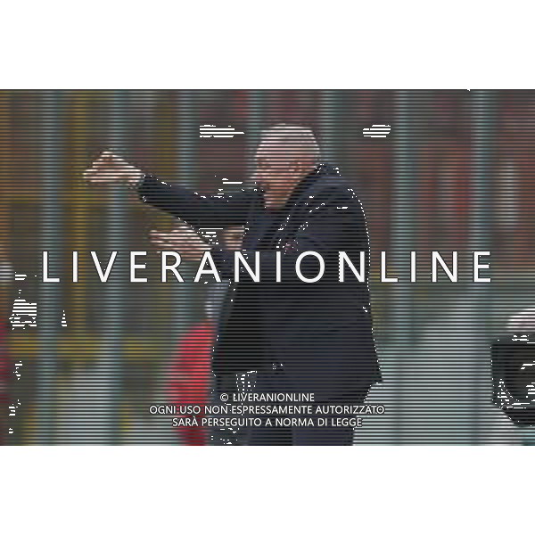 Loris Cerquiglini/LMedia - AC Perugia vs US Cremonese - Italian soccer Serie B match 2021/2022 February 19 2022 - Stadio Renato Curi Perugia, Italy AC Perugia vs US Cremonese Photo showing: massimiliano alvini (coach perugia calcio) @Loris Cerquiglini/LiveMedia AG ALDO LIVERANI SAS