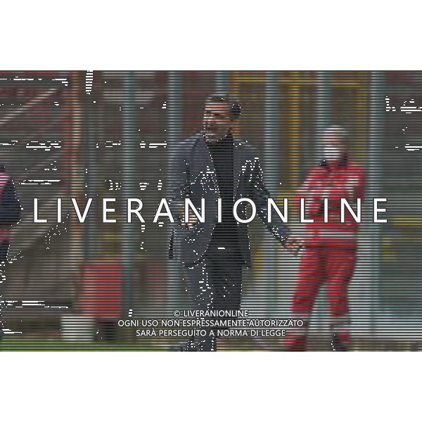 Loris Cerquiglini/LMedia - AC Perugia vs US Cremonese - Italian soccer Serie B match 2021/2022 February 19 2022 - Stadio Renato Curi Perugia, Italy AC Perugia vs US Cremonese Photo showing: pecchia fabio (coach us cremonese) @Loris Cerquiglini/LiveMedia AG ALDO LIVERANI SAS