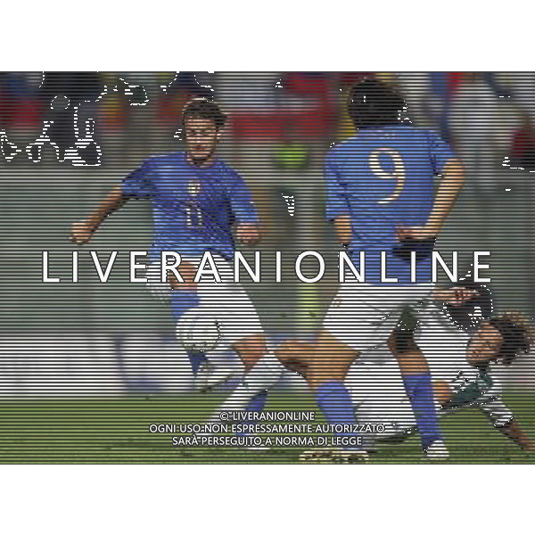 PALERMO 08/10/2005 ITALIA-SLOVENIA QUAL MONDIALI 2006 NELLA FOTO ALBERTO GILARDINO AGENZIA ALDO LIVERANI