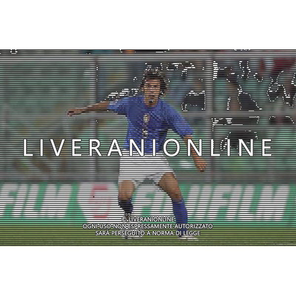 PALERMO 08/10/2005 ITALIA-SLOVENIA QUAL MONDIALI 2006 NELLA FOTO ANDREA PIRLO AGENZIA ALDO LIVERANI