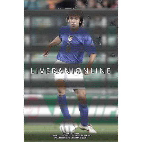 PALERMO 08/10/2005 ITALIA-SLOVENIA QUAL MONDIALI 2006 NELLA FOTO ANDREA PIRLO AGENZIA ALDO LIVERANI