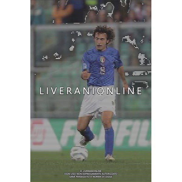 PALERMO 08/10/2005 ITALIA-SLOVENIA QUAL MONDIALI 2006 NELLA FOTO ANDREA PIRLO AGENZIA ALDO LIVERANI