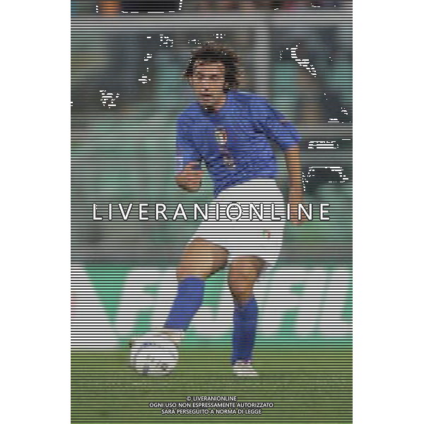 PALERMO 08/10/2005 ITALIA-SLOVENIA QUAL MONDIALI 2006 NELLA FOTO ANDREA PIRLO AGENZIA ALDO LIVERANI