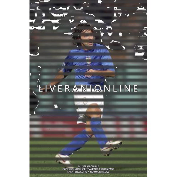 PALERMO 08/10/2005 ITALIA-SLOVENIA QUAL MONDIALI 2006 NELLA FOTO ANREA PIRLO AGENZIA ALDO LIVERANI