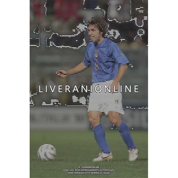 PALERMO 08/10/2005 ITALIA-SLOVENIA QUAL MONDIALI 2006 NELLA FOTO ANDREA PIRLO AGENZIA ALDO LIVERANI
