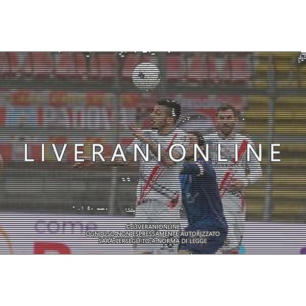 Loris Cerquiglini/LMedia - AC Perugia vs US Cremonese - Italian soccer Serie B match 2021/2022 February 19 2022 - Stadio Renato Curi Perugia, Italy AC Perugia vs US Cremonese Photo showing: gaetano gianluca (n.70 us cremonese) @Loris Cerquiglini/LiveMedia /AGENZIA ALDO LIVERANI SAS