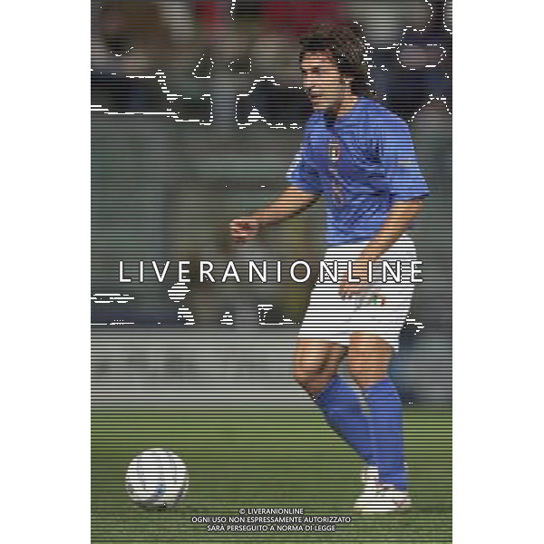 PALERMO 08/10/2005 ITALIA-SLOVENIA QUAL MONDIALI 2006 NELLA FOTO ANDREA PIRLO AGENZIA ALDO LIVERANI