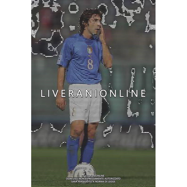 PALERMO 08/10/2005 ITALIA-SLOVENIA QUAL MONDIALI 2006 NELLA FOTO ANDREA PIRLO AGENZIA ALDO LIVERANI