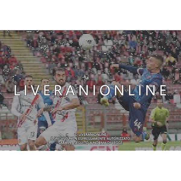 Loris Cerquiglini/LMedia - AC Perugia vs US Cremonese - Italian soccer Serie B match 2021/2022 February 19 2022 - Stadio Renato Curi Perugia, Italy AC Perugia vs US Cremonese Photo showing: lisi francesco (n.44 perugia calcio) @Loris Cerquiglini/LiveMedia /AGENZIA ALDO LIVERANI SAS