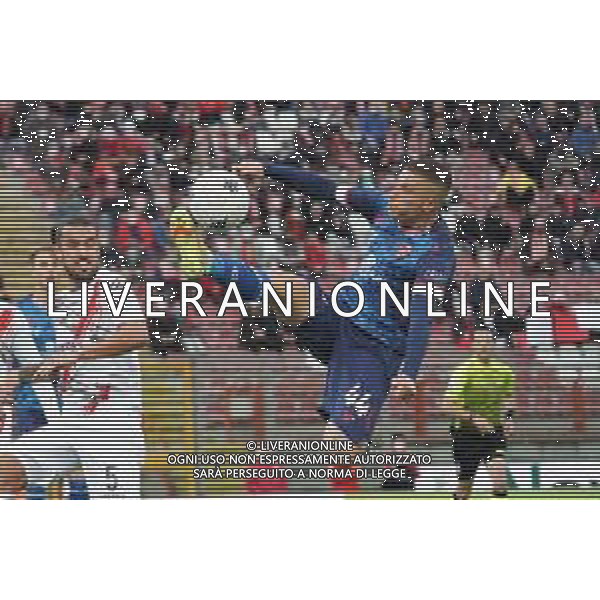 Loris Cerquiglini/LMedia - AC Perugia vs US Cremonese - Italian soccer Serie B match 2021/2022 February 19 2022 - Stadio Renato Curi Perugia, Italy AC Perugia vs US Cremonese Photo showing: lisi francesco (n.44 perugia calcio) @Loris Cerquiglini/LiveMedia /AGENZIA ALDO LIVERANI SAS