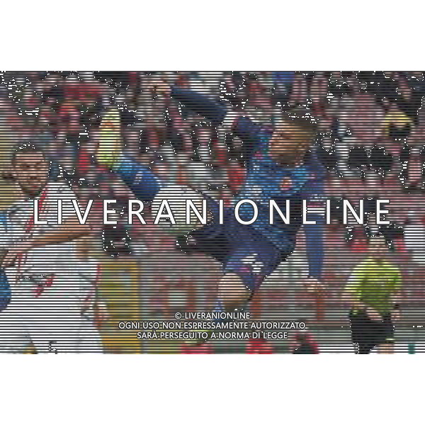 Loris Cerquiglini/LMedia - AC Perugia vs US Cremonese - Italian soccer Serie B match 2021/2022 February 19 2022 - Stadio Renato Curi Perugia, Italy AC Perugia vs US Cremonese Photo showing: lisi francesco (n.44 perugia calcio) @Loris Cerquiglini/LiveMedia /AGENZIA ALDO LIVERANI SAS
