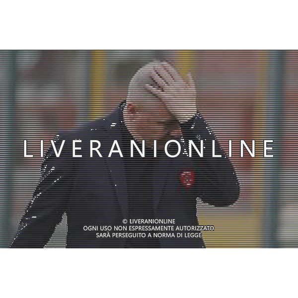 Loris Cerquiglini/LMedia - AC Perugia vs US Cremonese - Italian soccer Serie B match 2021/2022 February 19 2022 - Stadio Renato Curi Perugia, Italy AC Perugia vs US Cremonese Photo showing: massimiliano alvini (coach perugia calcio) @Loris Cerquiglini/LiveMedia /AGENZIA ALDO LIVERANI SAS