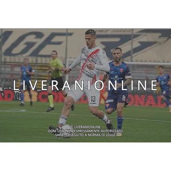 Loris Cerquiglini/LMedia - AC Perugia vs US Cremonese - Italian soccer Serie B match 2021/2022 February 19 2022 - Stadio Renato Curi Perugia, Italy AC Perugia vs US Cremonese Photo showing: meroni andrea (n.13 us cremonese) @Loris Cerquiglini/LiveMedia /AGENZIA ALDO LIVERANI SAS