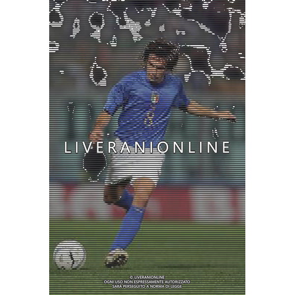 PALERMO 08/10/2005 ITALIA-SLOVENIA QUAL MONDIALI 2006 NELLA FOTO ANDREA PIRLO AGENZIA ALDO LIVERANI