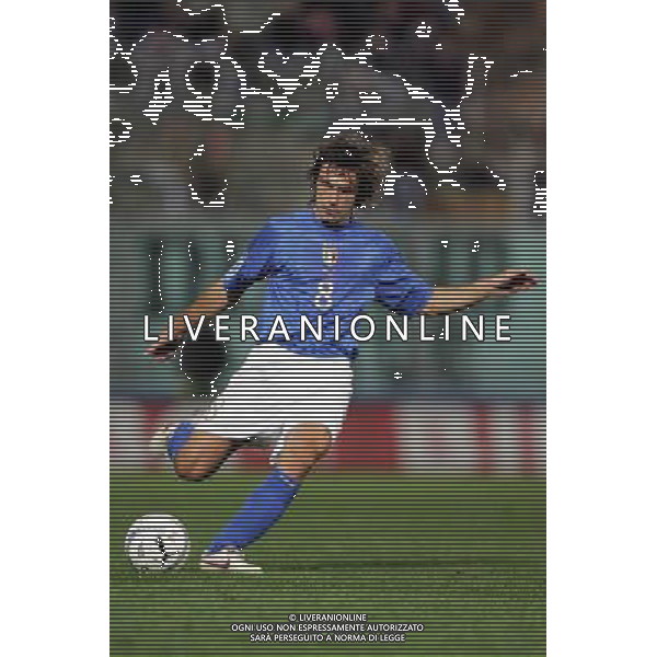 PALERMO 08/10/2005 ITALIA-SLOVENIA QUAL MONDIALI 2006 NELLA FOTO ANDREA PIRLO AGENZIA ALDO LIVERANI