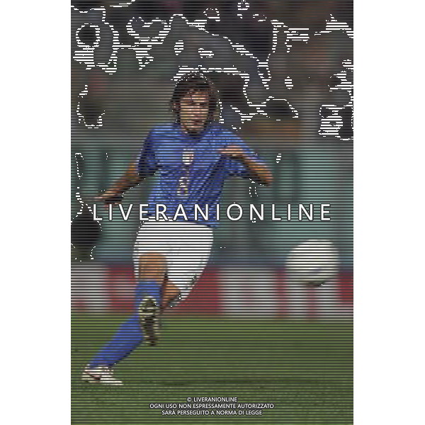 PALERMO 08/10/2005 ITALIA-SLOVENIA QUAL MONDIALI 2006 NELLA FOTO ANDREA PIRLO AGENZIA ALDO LIVERANI