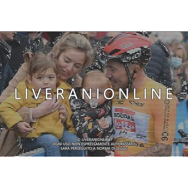 19-02-2022 Tour Des Alpes Maritimes Et Du Var; Tappa 02 Puget Theniers - La Turbie; 2022, Lotto - Soudal; Ewan, Caleb; Moglie Ewan, Caleb; Figli Ewan, Caleb; La Turbie; ©SIROTTI/AGENZIA ALDO LIVERANI SAS