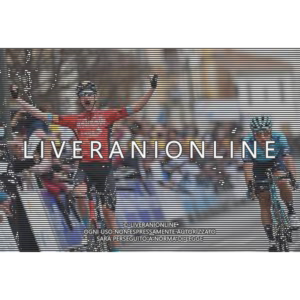 19-02-2022 Vuelta Andalucia; Tappa 04 Cullar Vega - Baza; 2022, Bahrain - Victorious; 2022, Astana - Premier Tech; Poels, Wouter; Lutsenko, Alexey; Baza; ©SIROTTI/AGENZIA ALDO LIVERANI SAS