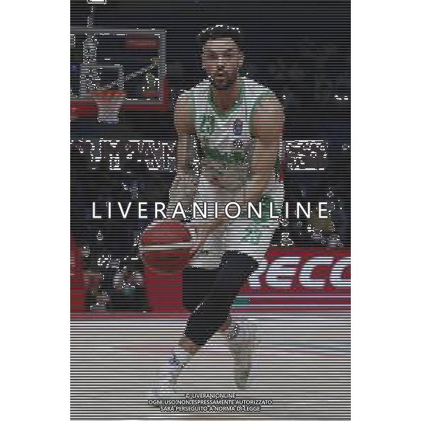 PESARO - Legabasket Frecciarossa Finaleight 2022 - Semifinale di Coppa Italia Armani Olimpia Milano - Germani Brescia 19/02/2022 nella foto: Burns Christian(Germani Basket Brescia) ©Claudio Zamagni/Agenzia Aldo Liverani AGENZIA ALDO LIVERANI SAS
