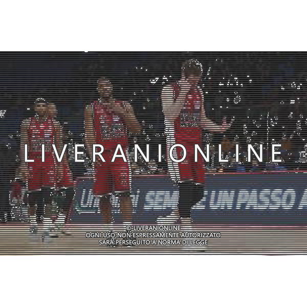 PESARO - Legabasket Frecciarossa Finaleight 2022 - Semifinale di Coppa Italia Armani Olimpia Milano - Germani Brescia 19/02/2022 nella foto: delusione milano ©Claudio Zamagni/Agenzia Aldo Liverani AGENZIA ALDO LIVERANI SAS