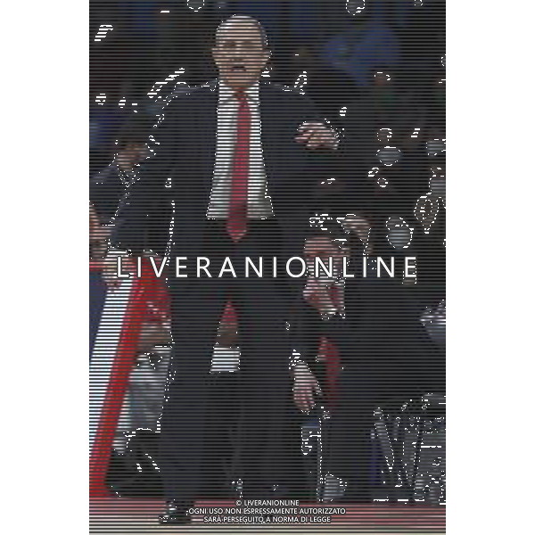 PESARO - Legabasket Frecciarossa Finaleight 2022 - Semifinale di Coppa Italia Armani Olimpia Milano - Germani Brescia 19/02/2022 nella foto: coach Ettore Messina (AX Armani Exchanghe Olimpia Milano) ©Claudio Zamagni/Agenzia Aldo Liverani AGENZIA ALDO LIVERANI SAS