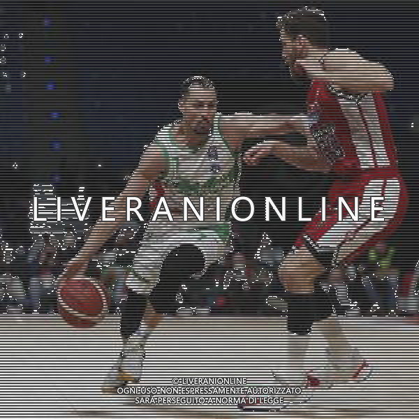 PESARO - Legabasket Frecciarossa Finaleight 2022 - Semifinale di Coppa Italia Armani Olimpia Milano - Germani Brescia 19/02/2022 nella foto: Petrucelli John(Germani Basket Brescia) ©Claudio Zamagni/Agenzia Aldo Liverani AGENZIA ALDO LIVERANI SAS