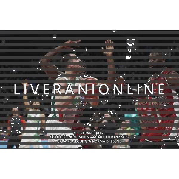 PESARO - Legabasket Frecciarossa Finaleight 2022 - Semifinale di Coppa Italia Armani Olimpia Milano - Germani Brescia 19/02/2022 nella foto: Petrucelli John(Germani Basket Brescia) ©Claudio Zamagni/Agenzia Aldo Liverani AGENZIA ALDO LIVERANI SAS