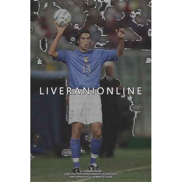 PALERMO 08/10/2005 ITALIA-SLOVENIA QUAL MONDIALI 2006 NELLA FOTO CRISTIAN ZACCARDO AGENZIA ALDO LIVERANI