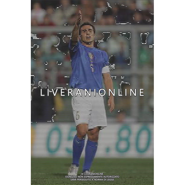 PALERMO 08/10/2005 ITALIA-SLOVENIA QUAL MONDIALI 2006 NELLA FOTO FABIO CANNAVARO AGENZIA ALDO LIVERANI